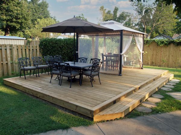 Cost of Backyard Deck Installation in New Castle